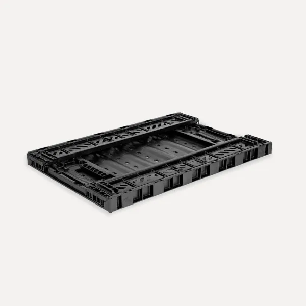 Aykasa Maxibox Folding Crate 23.6 x 15.7 x 3.9 in – Black