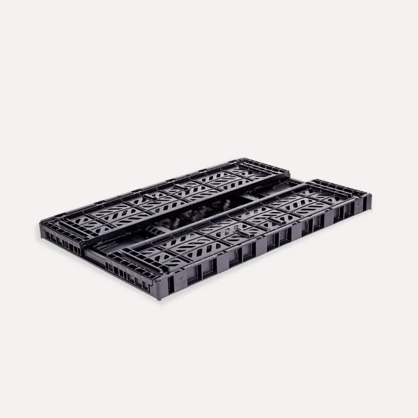 Aykasa Maxibox Folding Crate 23.6 x 15.7 x 7.1 in – Black