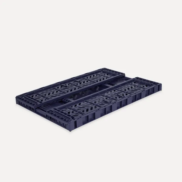 Aykasa Maxibox Folding Crate 23.6 x 15.7 x 7.1 in – Navy