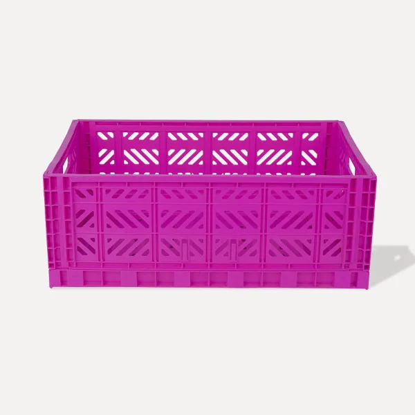 Aykasa Maxibox Folding Crate 23.6 x 15.7 x 8.7 in – Bodacious