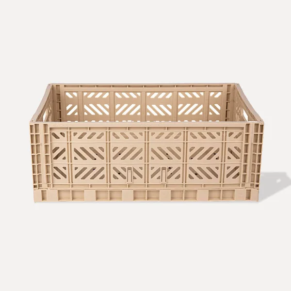 Aykasa Maxibox Folding Crate 23.6 x 15.7 x 8.7 in – Boulder