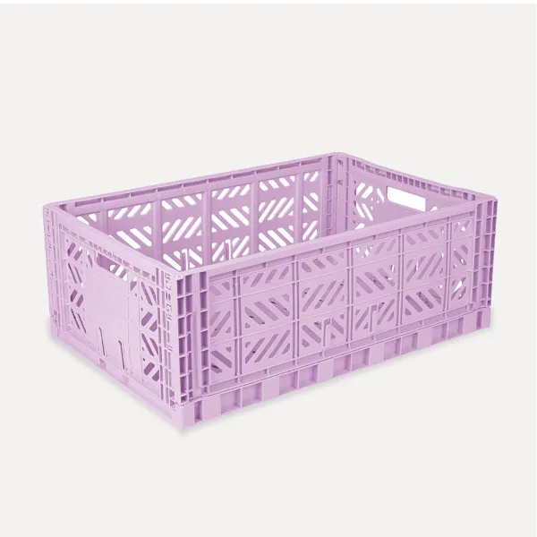 Aykasa Maxibox Folding Crate 23.6 x 15.7 x 8.7 in – Orchid