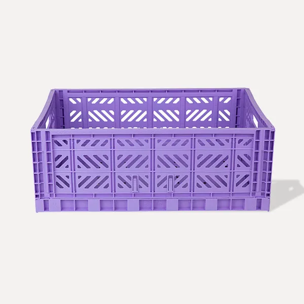 Aykasa Maxibox Folding Crate 23.6 x 15.7 x 8.7 in – Taro Milk Tea