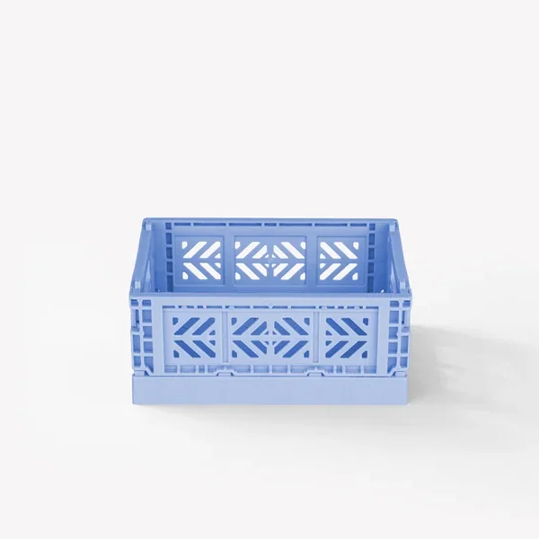 Aykasa Microbox Folding Crate 5.9 x 4.4 x 2.6 in – Baby Blue