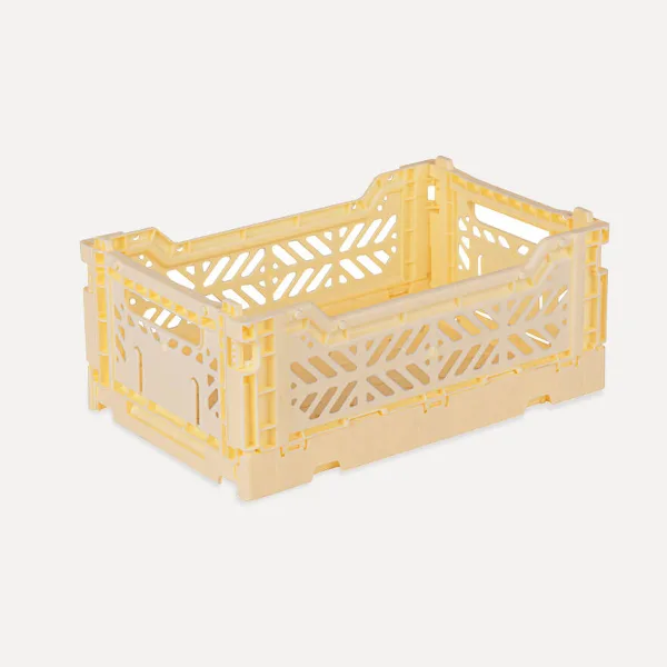 Aykasa Minibox Folding Crate 10.2 x 6.7 x 3.9 in – Banana