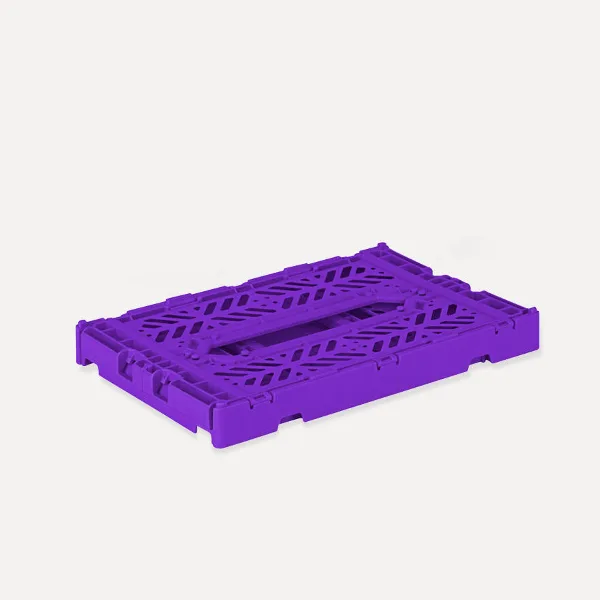 Aykasa Minibox Folding Crate 10.2 x 6.7 x 3.9 in – Violet