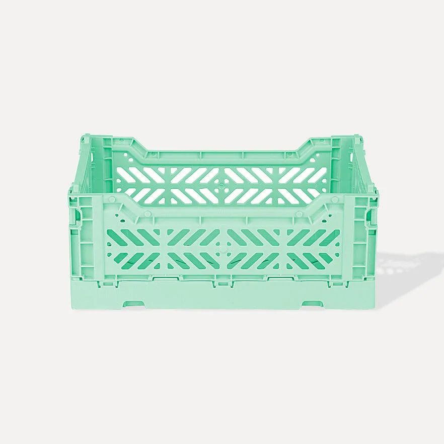 Aykasa Minibox Folding Crate 10.2 x 6.7 x 3.9 in – Warm Mint
