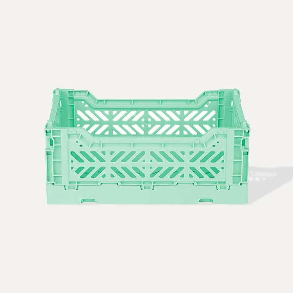 Aykasa Minibox Folding Crate 10.2 x 6.7 x 3.9 in – Warm Mint