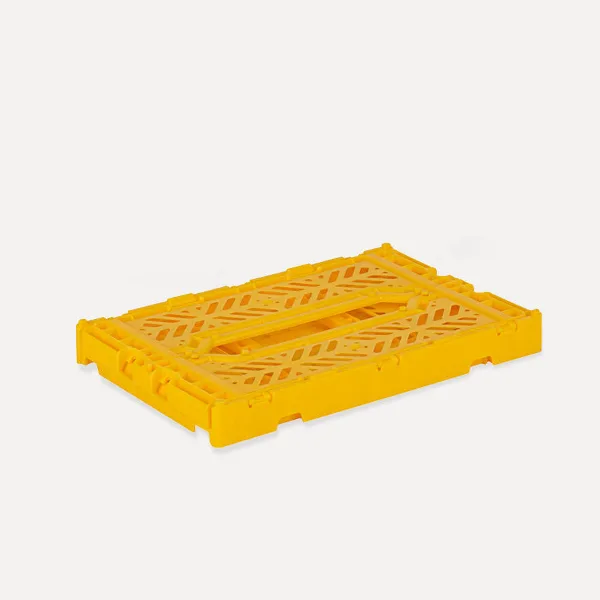 Aykasa Minibox Folding Crate 10.2 x 6.7 x 3.9 in – Yellow
